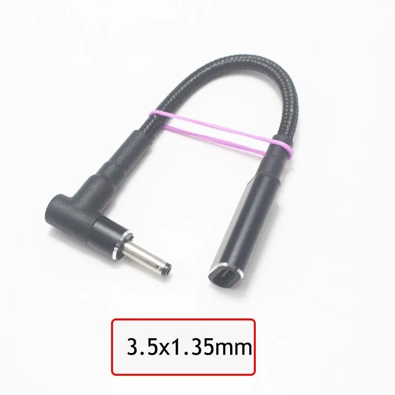 100W USB Type C PD to DC Power Jack: For Dell, HP, Lenovo, Asus, Sony, USB C to Universal Laptop Adapter