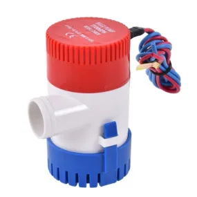 12 V 1100 GPH Electric Bilge Pump Marine Boat Submersible