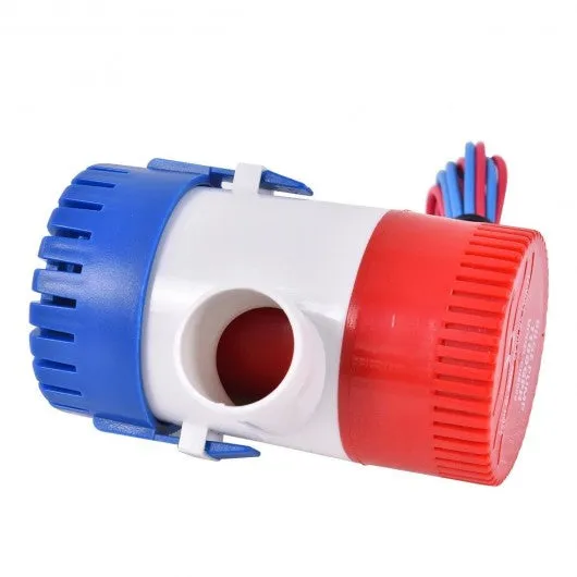 12 V 1100 GPH Electric Bilge Pump Marine Boat Submersible