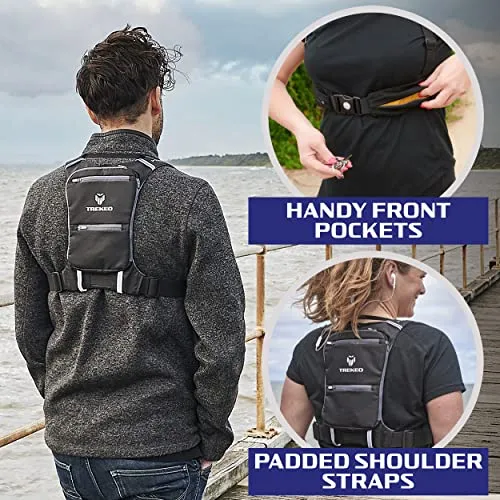 250g Lightweight Slimline Mini Running Backpack 28 to 41 Inch Men & Women