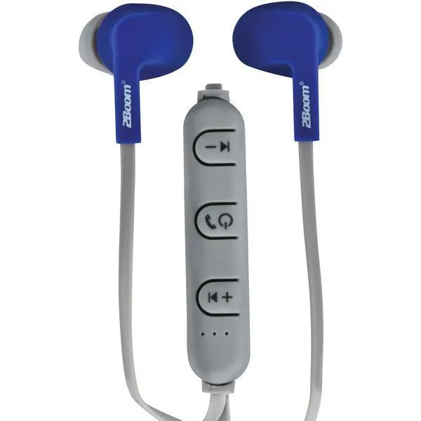 2BOOM EPBT540B Sol Bluetooth Earbuds with Microphone (Blue)