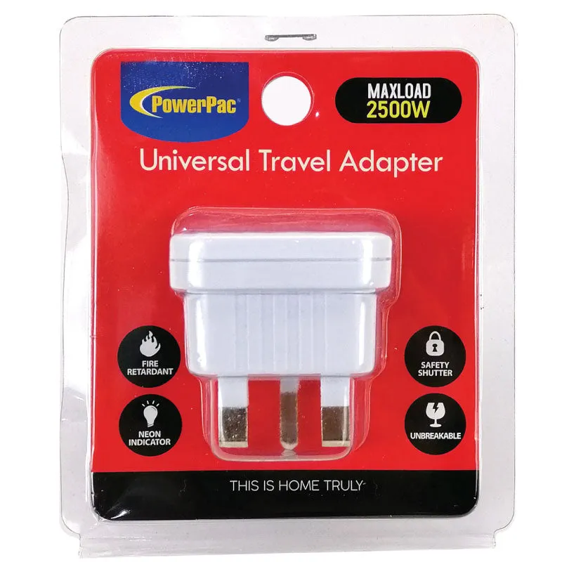 2X 3 Pin Multi Adapter, Universal Travel Adapter, 2 Pin Adapter (PP33)