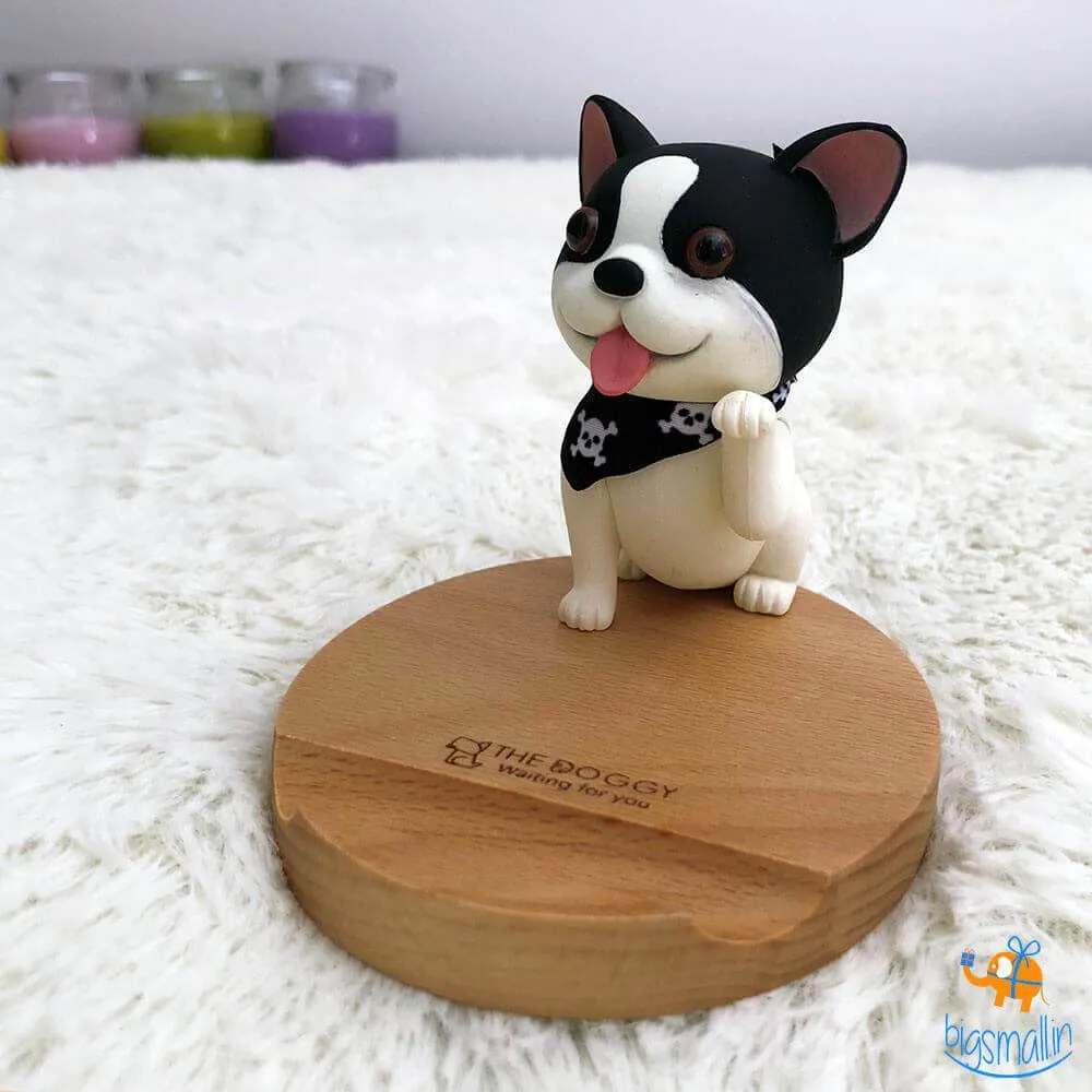 3D Wooden Doggo Mobile Stand