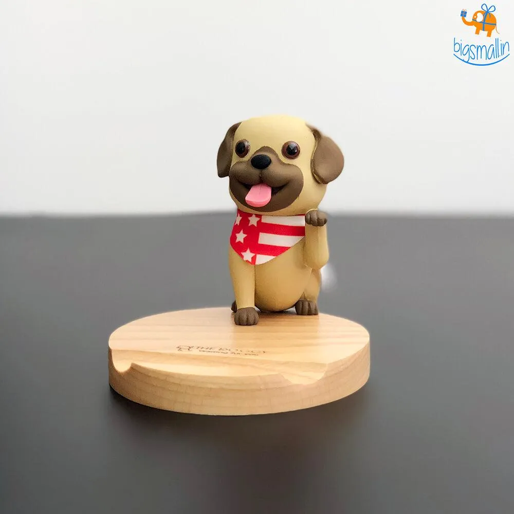 3D Wooden Doggo Mobile Stand