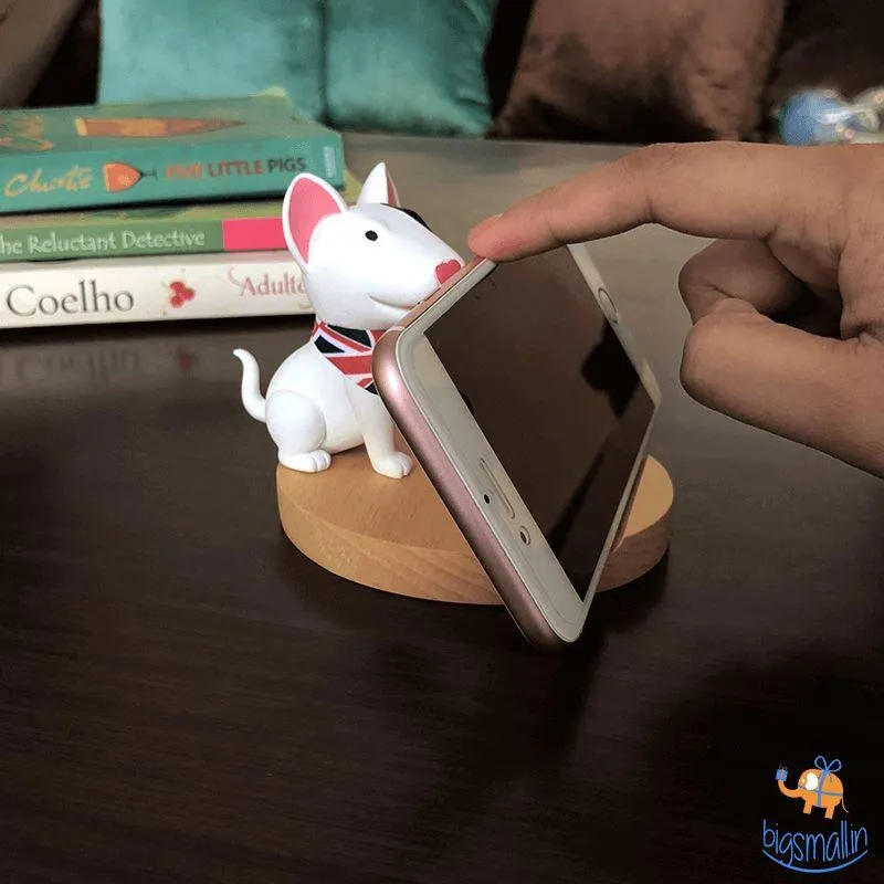 3D Wooden Doggo Mobile Stand