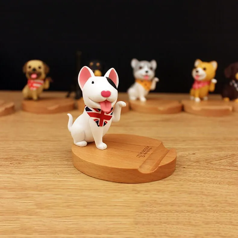 3D Wooden Doggo Mobile Stand