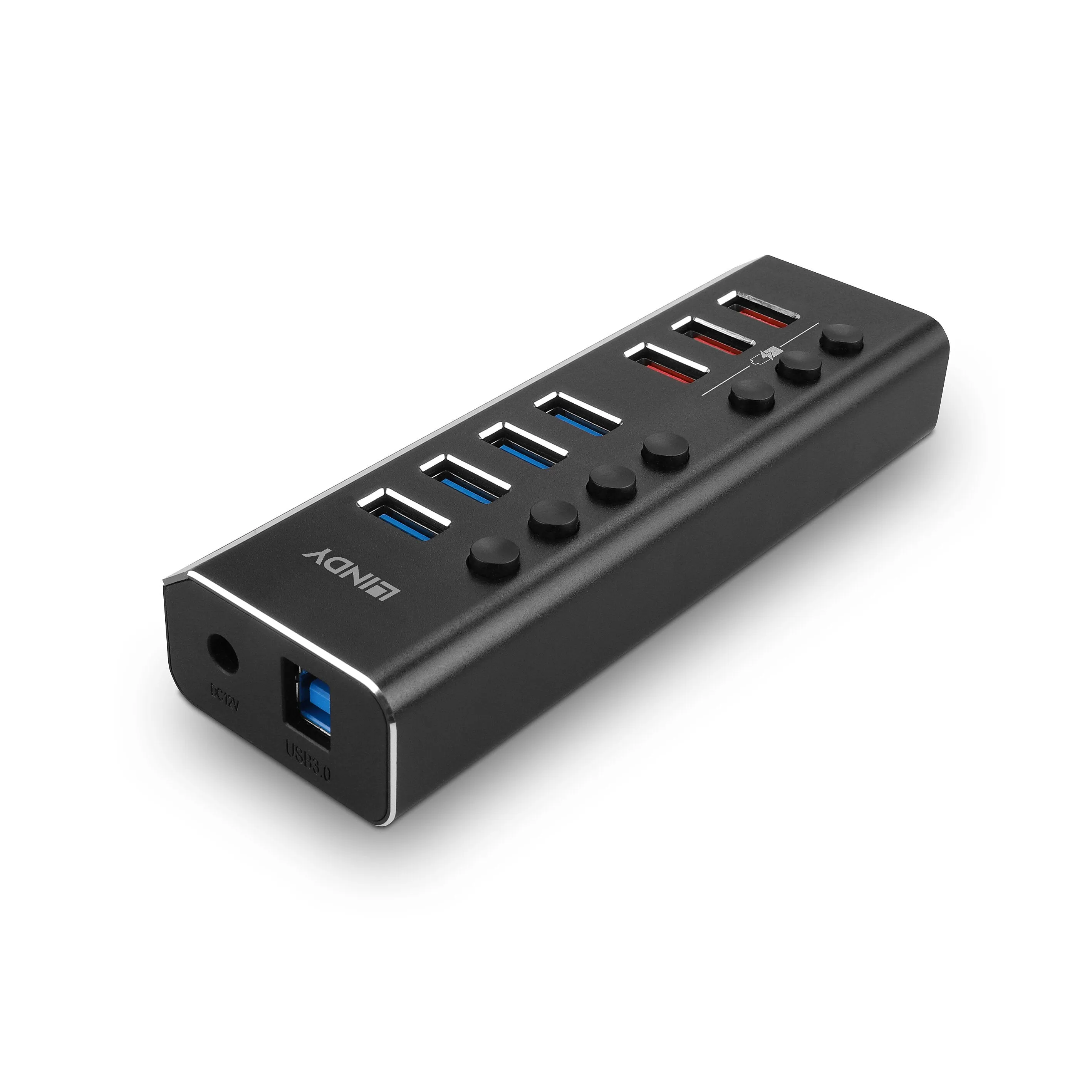 4 Port Usb 3.0 Hub With 3 Quick Cha