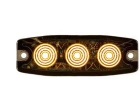 8892230 - ULTRA THIN 3.5 INCH AMBER LED STROBE LIGHT