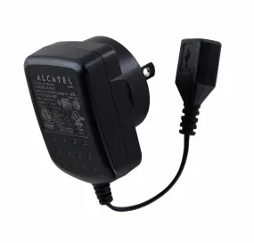 Alcatel (WUS550mA5V00 - 01) Travel Charge Adapter for USB Devices 2 inch- Black