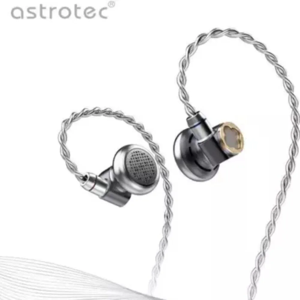 Astrotec Lyra Clover/Lyra Clover Limited Flagship Flat Headset Hifi Wired Earphones