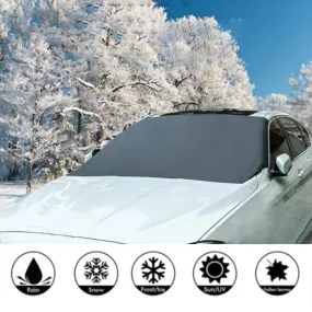 Automobile Magnetic Sunshade Cover - Anti-snow Dustproof Heat Insulation Four Seasons Universal for Hatchback Sedan SUV