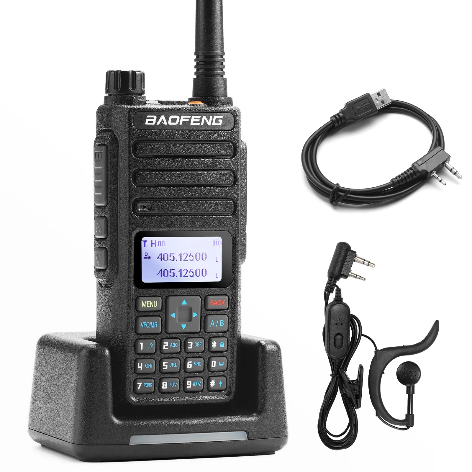 Baofeng DR-1801UV DMR Radio | 5W/1W | Analog & Digital | VHF & UHF | VFO | SMS | Dual Time Slot [DISCONTINUED]