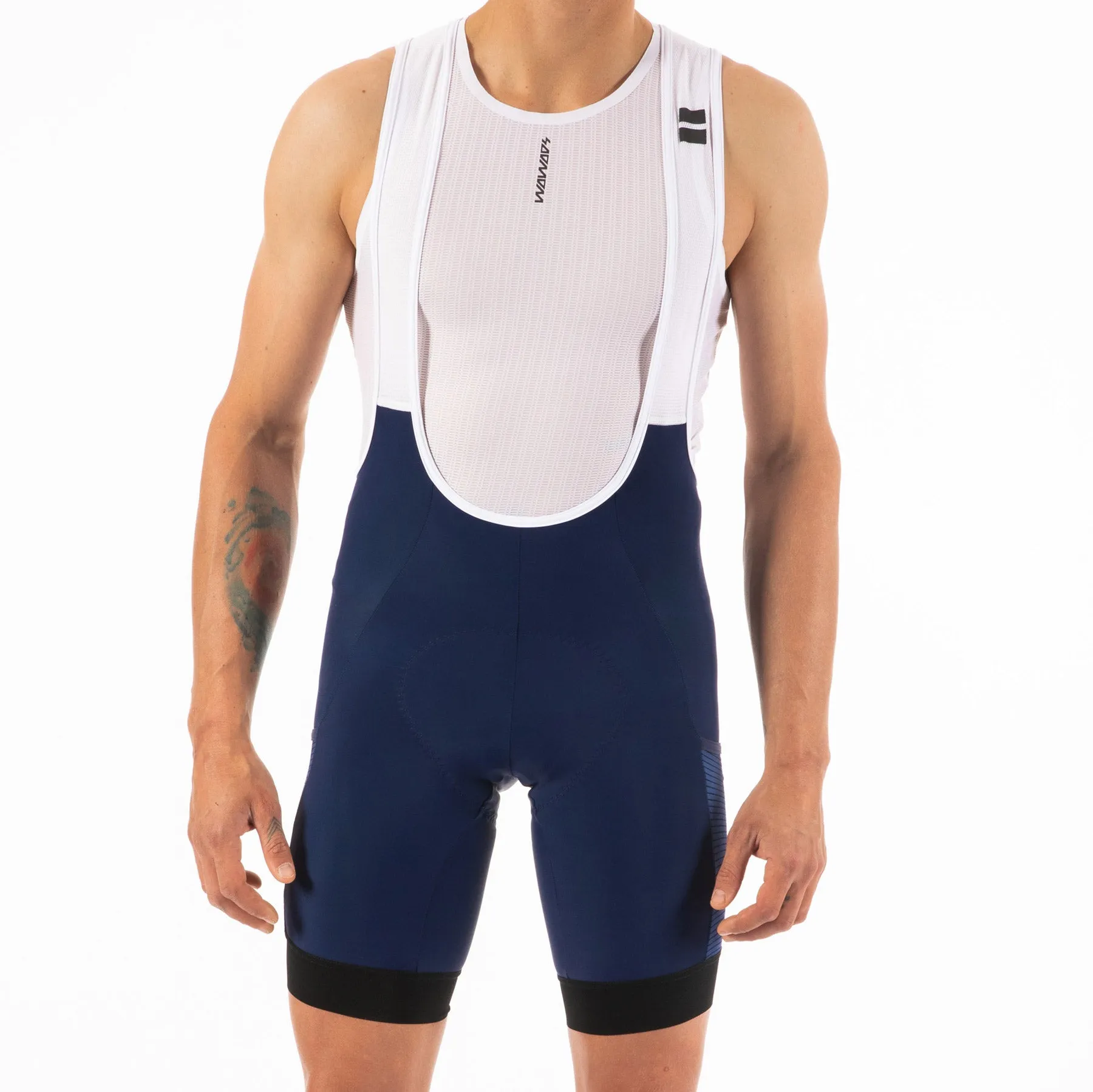 Base Cargo Bib Shorts - Navy