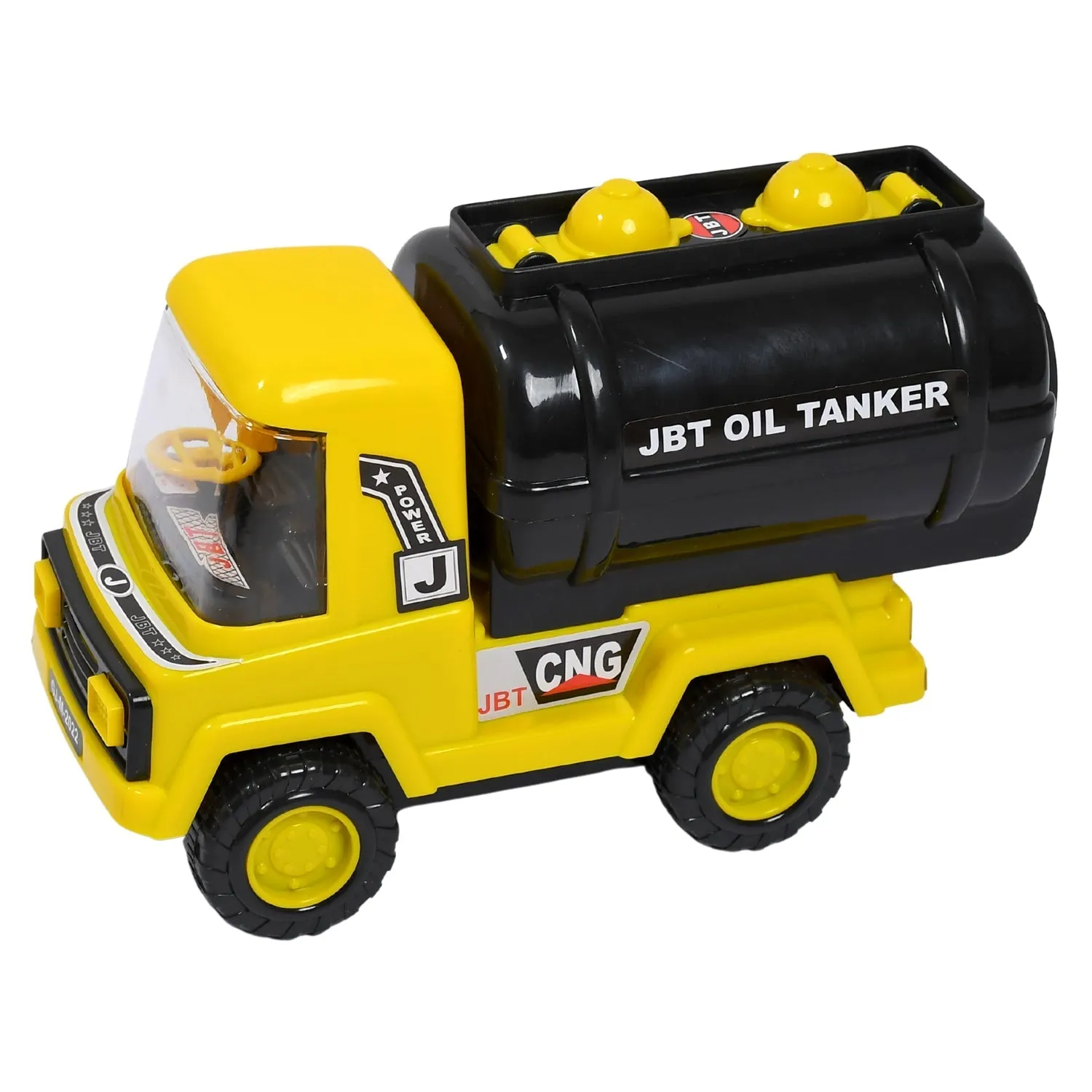 Big Size Heavy Duty Unbreakable Friction Powered with Engine Sound While Running | Non Electric Toy |Tempo Oil - Water Tanker Vehicle Truck for Kids Size