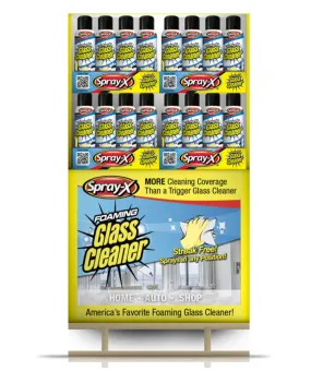 Bulk Pallet 19 Oz Fl Foaming Professional Glass Cleaner, Commercial window Glass cleaner, Windshield form cleaner. Autoglass cleaner after replacement USA made