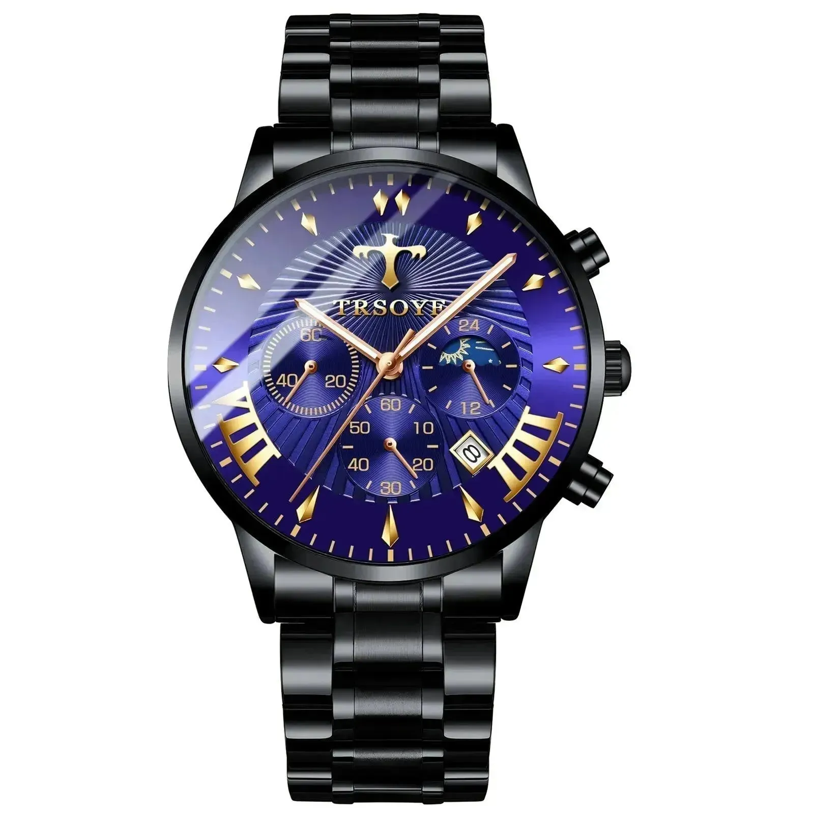 Business Quartz Watch Leisure Calendar Men's Luminous Waterproof Watch