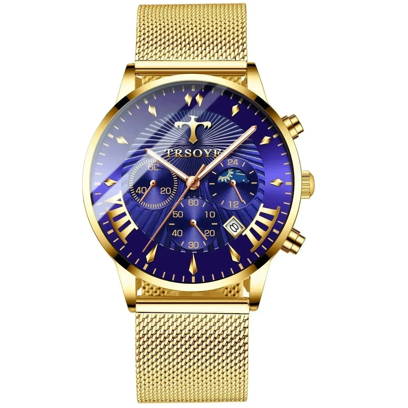 Business Quartz Watch Leisure Calendar Men's Luminous Waterproof Watch