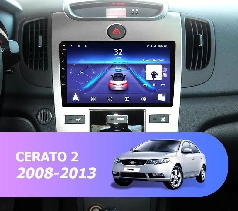 Car Dealz 9" Android 10.0 KIA Cerato 2008-2013 In Dash Plus OEM Fascia