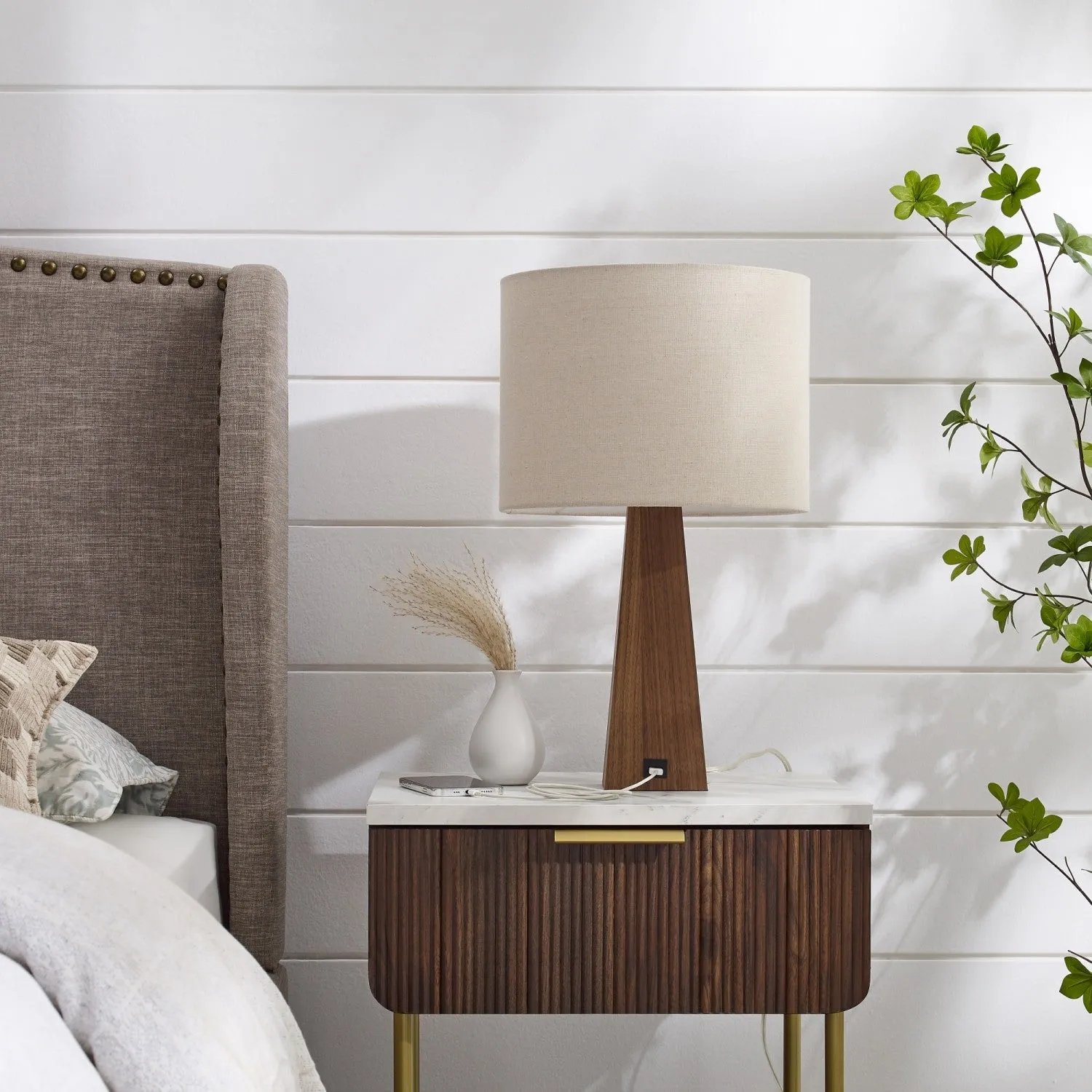 Carley Table Lamp with USB Port