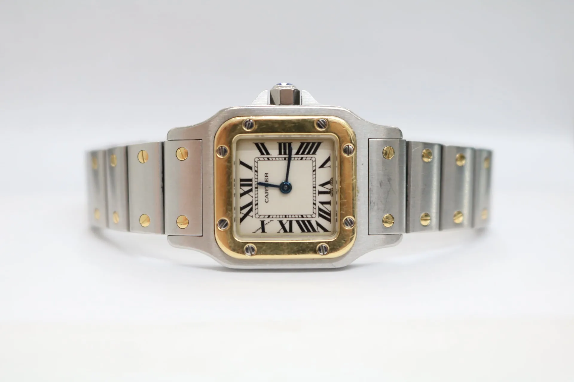 Cartier Santos Galbee 1567 24MM Stainless Steel/18K Watch (Local Pick-Up Only)