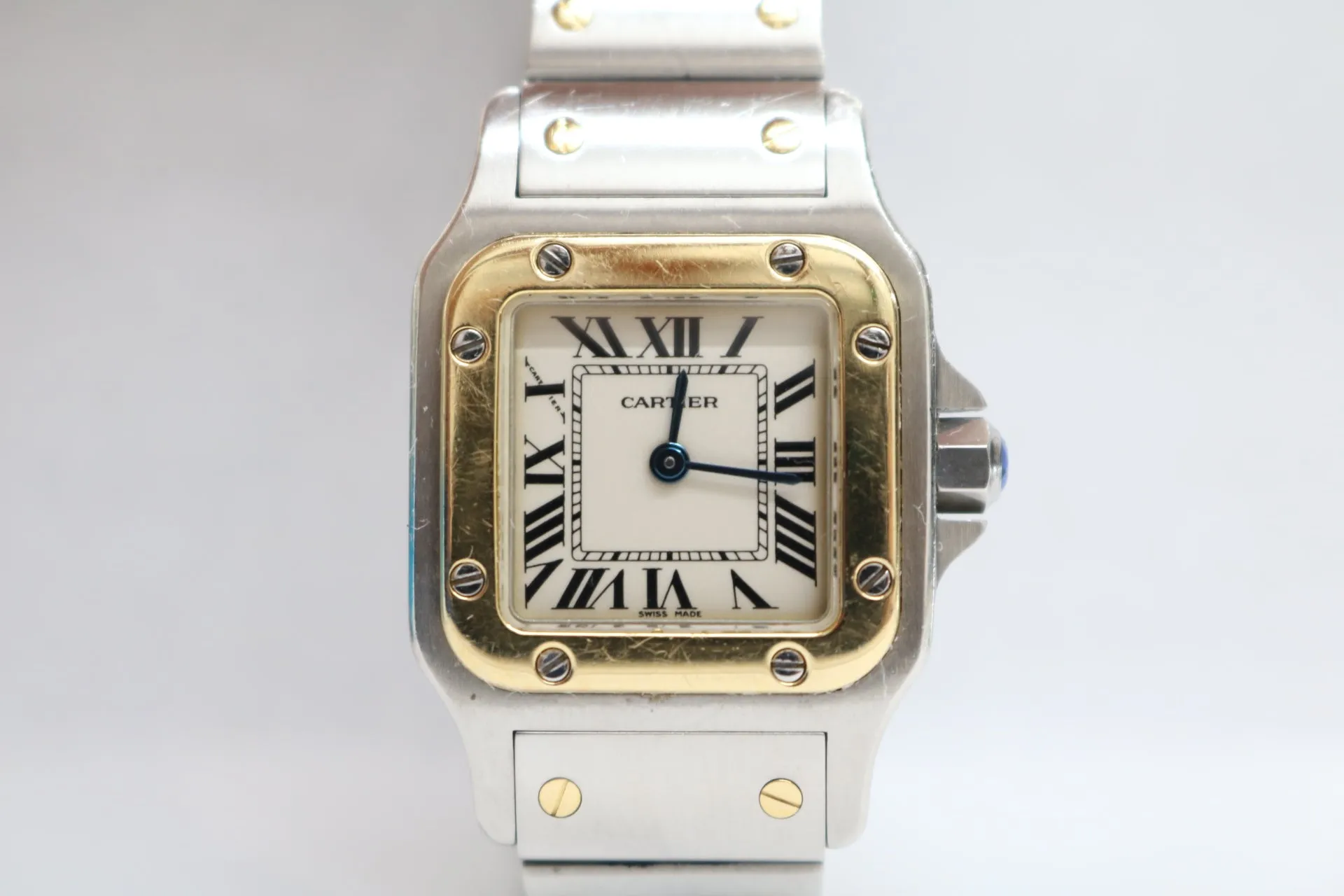 Cartier Santos Galbee 1567 24MM Stainless Steel/18K Watch (Local Pick-Up Only)