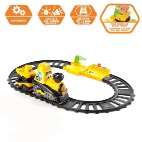 CAT Junior Crew Power Tracks Train Set