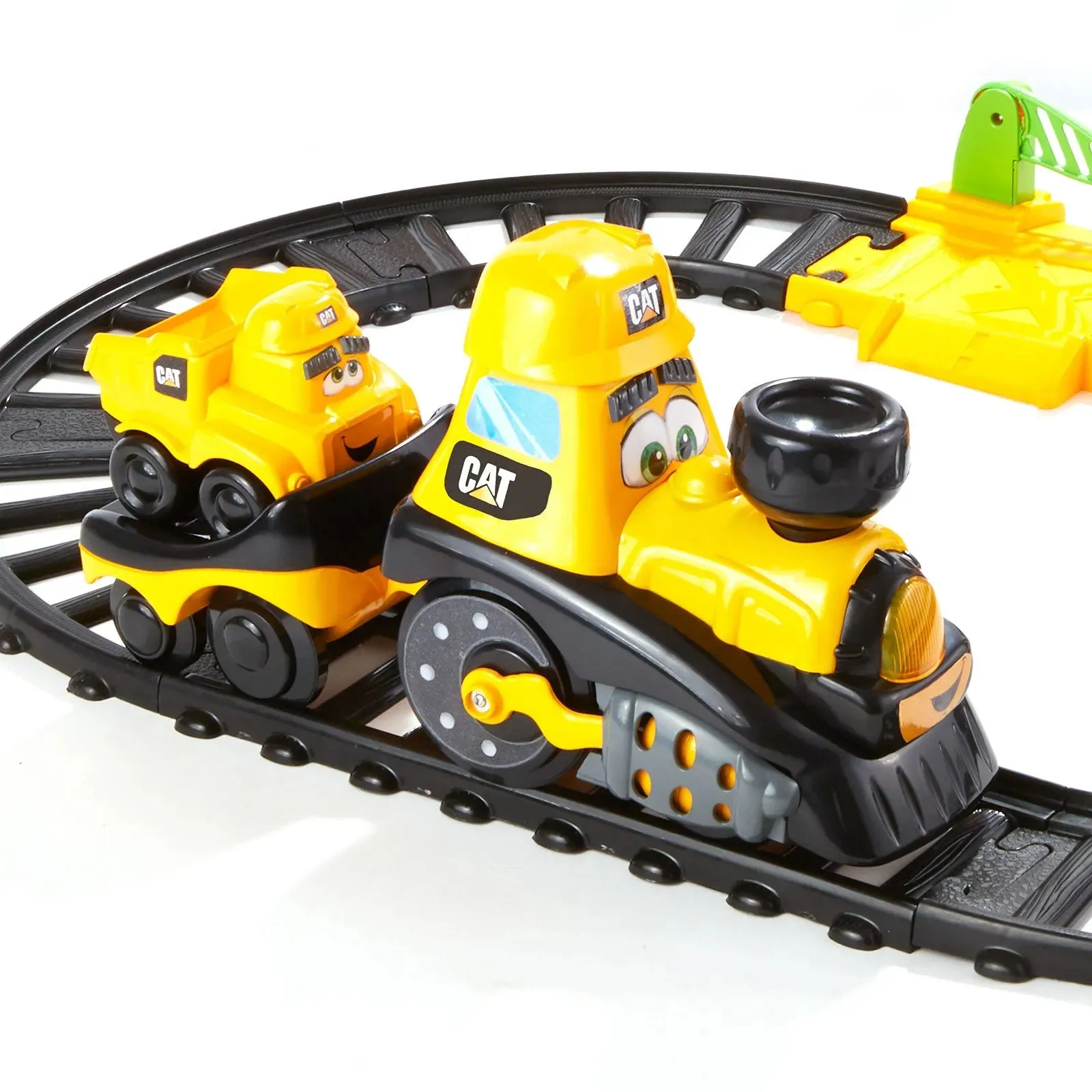 CAT Junior Crew Power Tracks Train Set