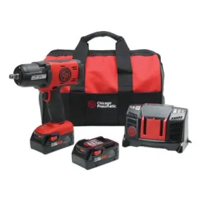 Chicago Pneumatic 1/2 in Cordless Impact Wrench Kit, 8941088491