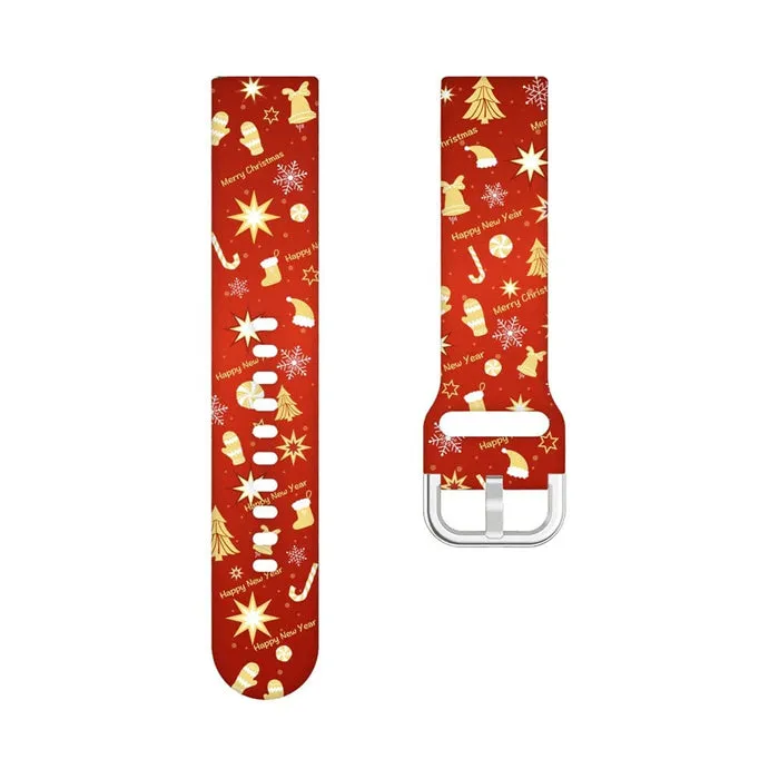 Christmas Watch Straps compatible with the Samsung Galaxy Watch 4 Classic (42mm & 46mm)