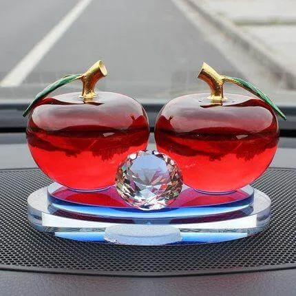 Clear Apple Ornaments Empty Bottle Car Perfume