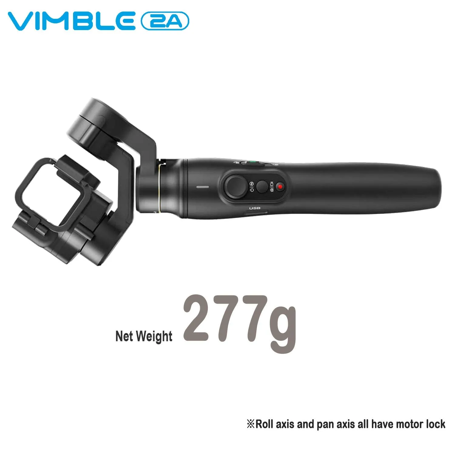 [CLEARANCE] FeiyuTech Vimble 2A Telescoping 3-Axis Handheld Gimbal for GoPro HERO7/6/5 & More Feiyu Stabilizer