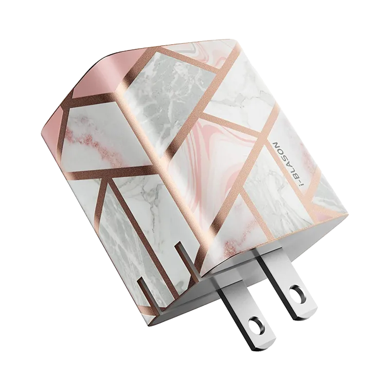 Cosmo 20W Power Adapter - Marble Pink