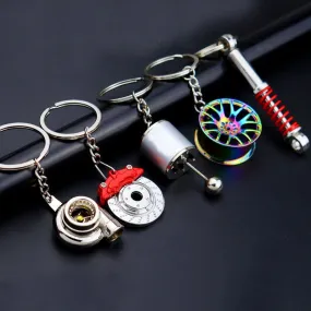 Creative Car Parts Keychain