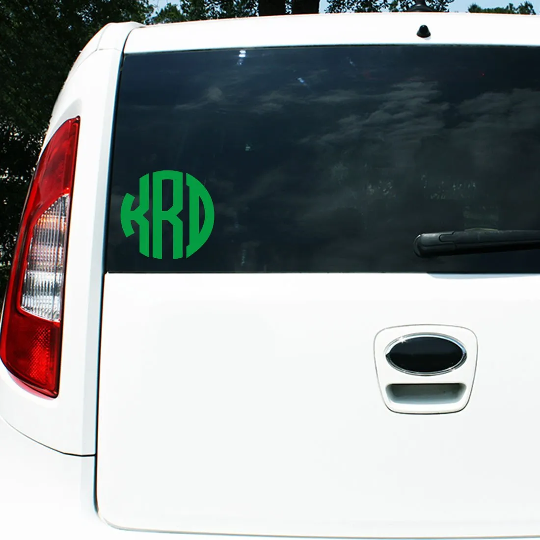 Custom Vinyl Monogram Decal