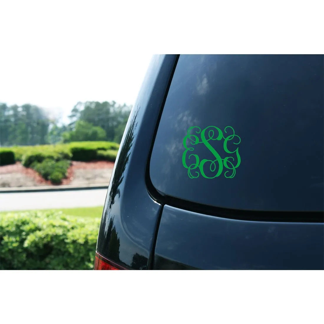 Custom Vinyl Monogram Decal