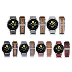 Denim & Leather Watch Straps Compatible with the Huawei Watch Fit 2