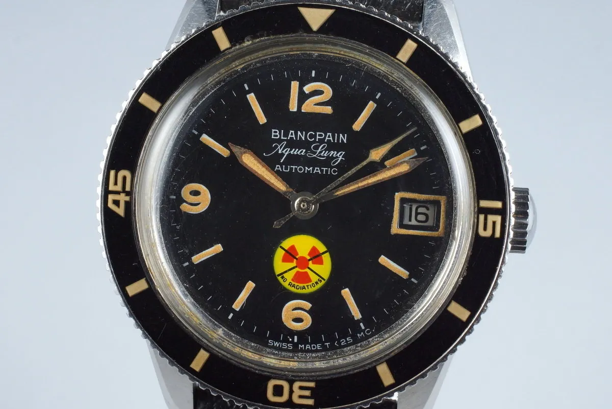 Early 1960’s Blancpain 50 Fathoms ‘No Radiations’ Aqua Lung