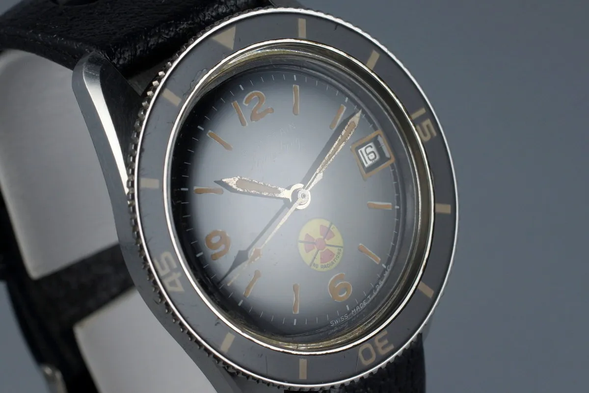 Early 1960’s Blancpain 50 Fathoms ‘No Radiations’ Aqua Lung