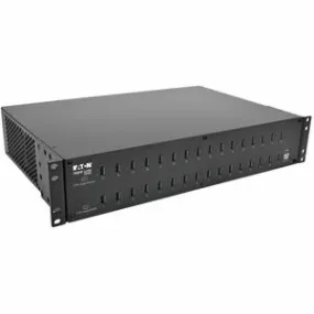 Eaton Tripp Lite Series 32-Port USB Charging Station with Syncing, 230V, 5V 80A (400W) USB Charger Output, 2U Rack-Mount