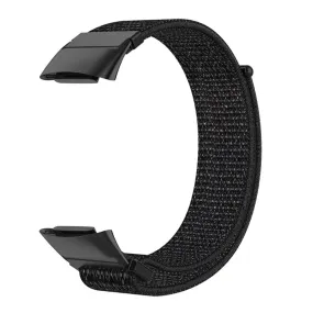 Elastic nylon watch strap Fitbit Charge 5 - Black