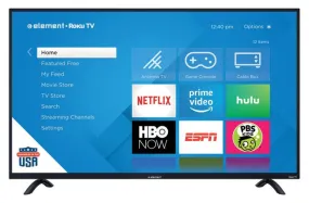 ELEMENT 50" Class 4K UHD Roku Smart LED TV (E4SC5018RKU)