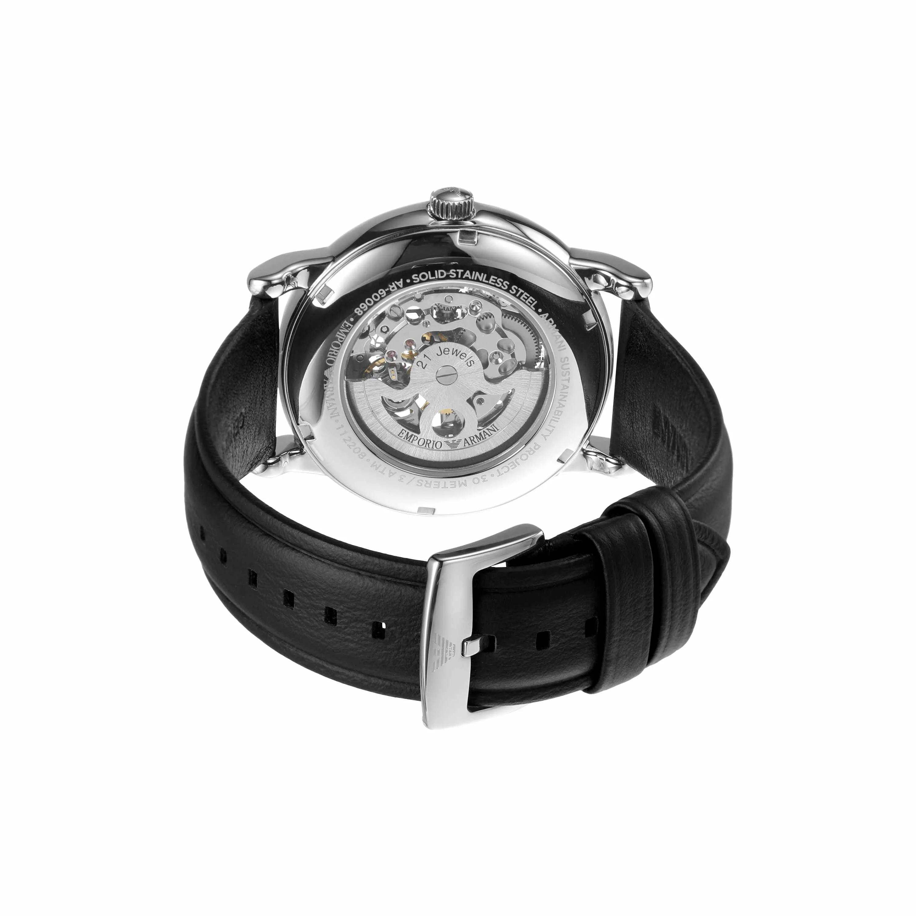 Emporio Armani Black Analogue Watch AR60068