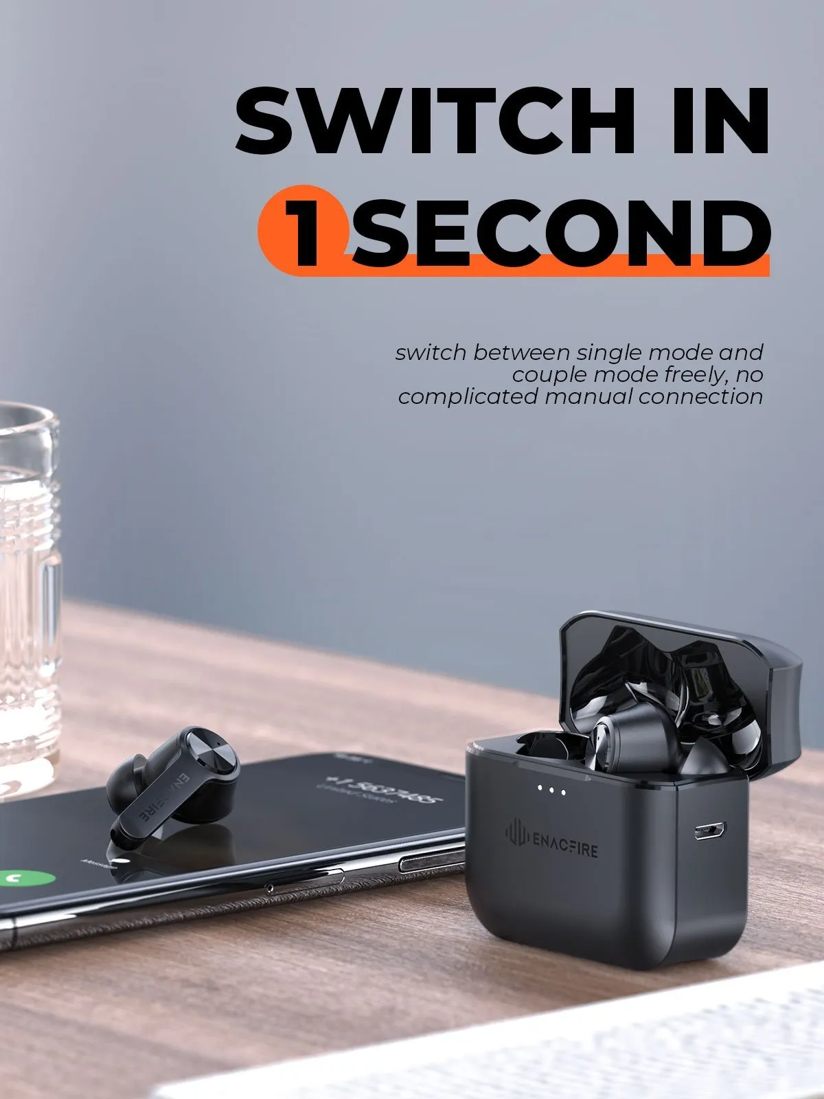 ENACIFRE F2 Wireless Earbuds