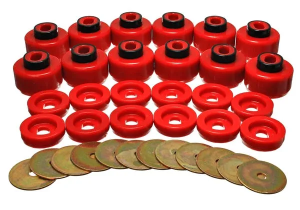 Energy Suspension Body Mount Bushing Set GMC Yukon (00-06) Red or Black