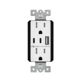 Enerlites 61501-1A2C4 Type-A/C USB Charger Receptacle