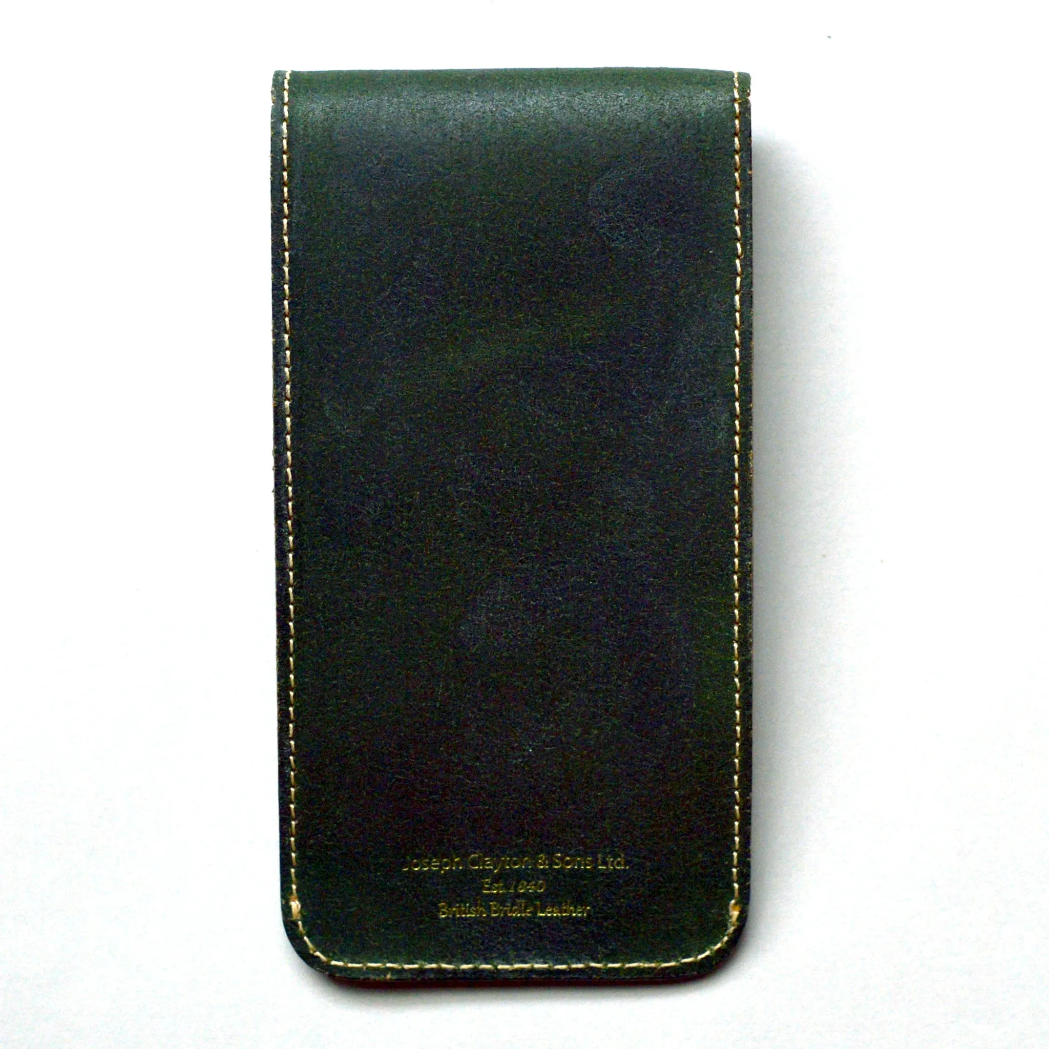 ENGLAND BRIDLE LEATHER SINGLE WATCH POUCH - RACING GREEN