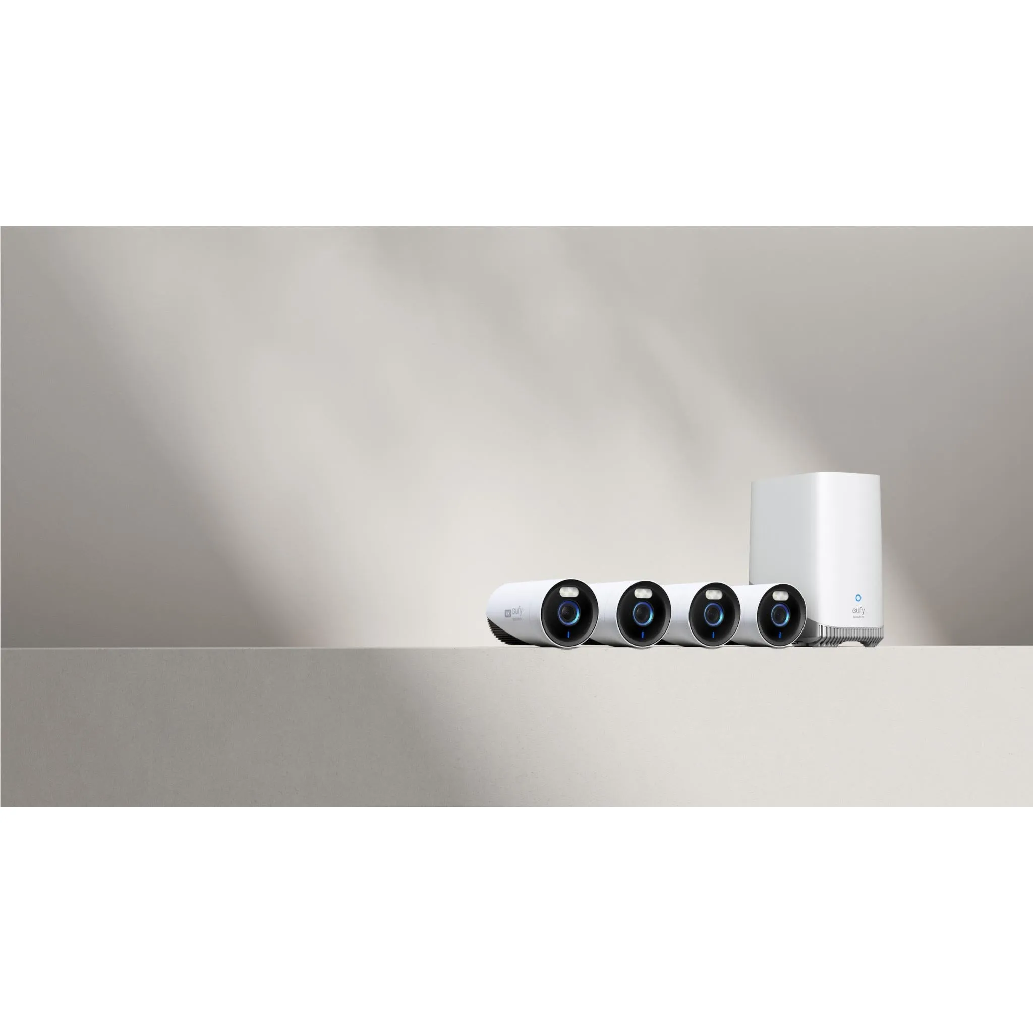 eufy Security eufyCam E330 4K Home Security System with Homebase 3 (4-Pack)