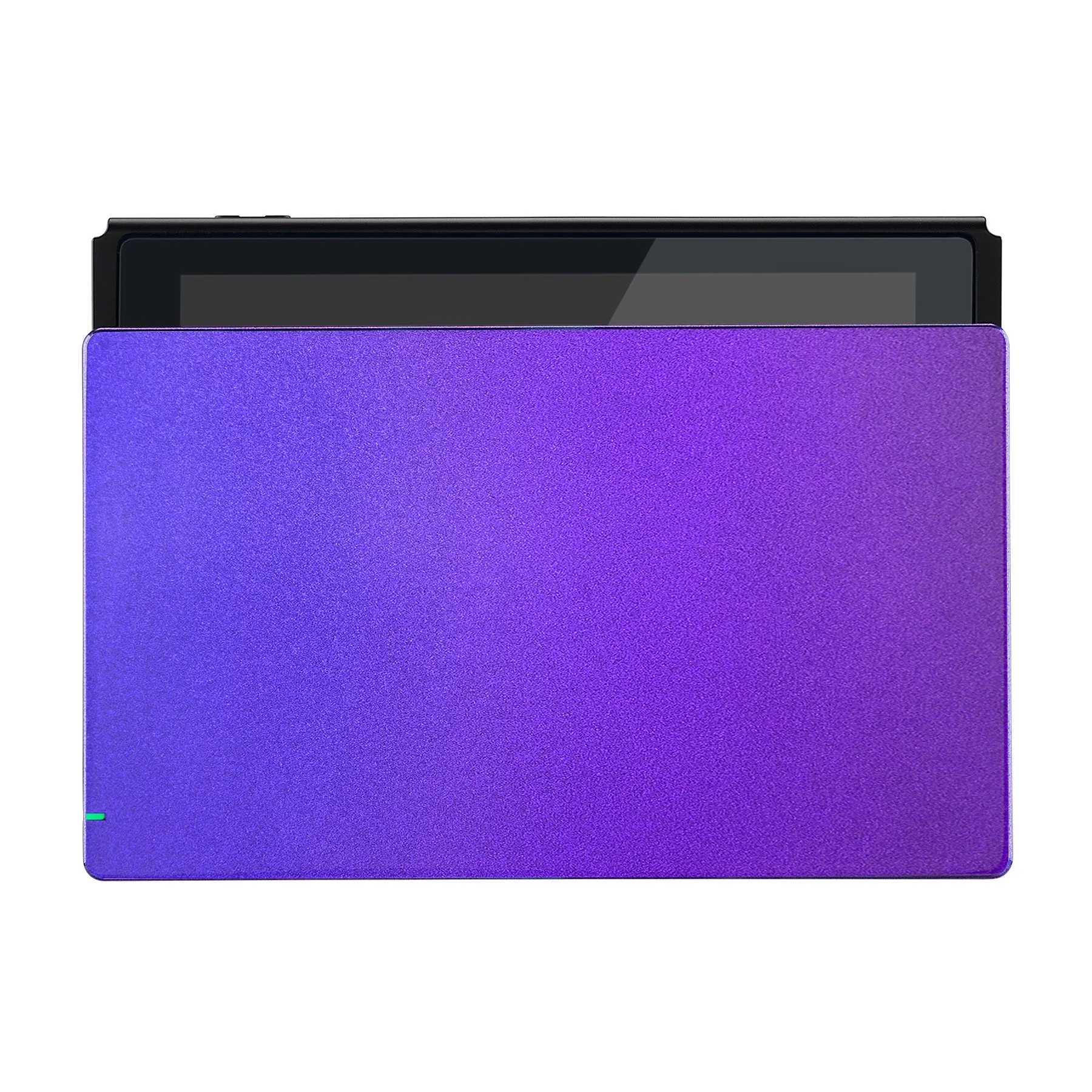 eXtremeRate Custom Chameleon Glossy Faceplate for Nintendo Switch Dock, Purple Blue DIY Replacement Housing Shell for Nintendo Switch Dock - Dock NOT Included - FDP301