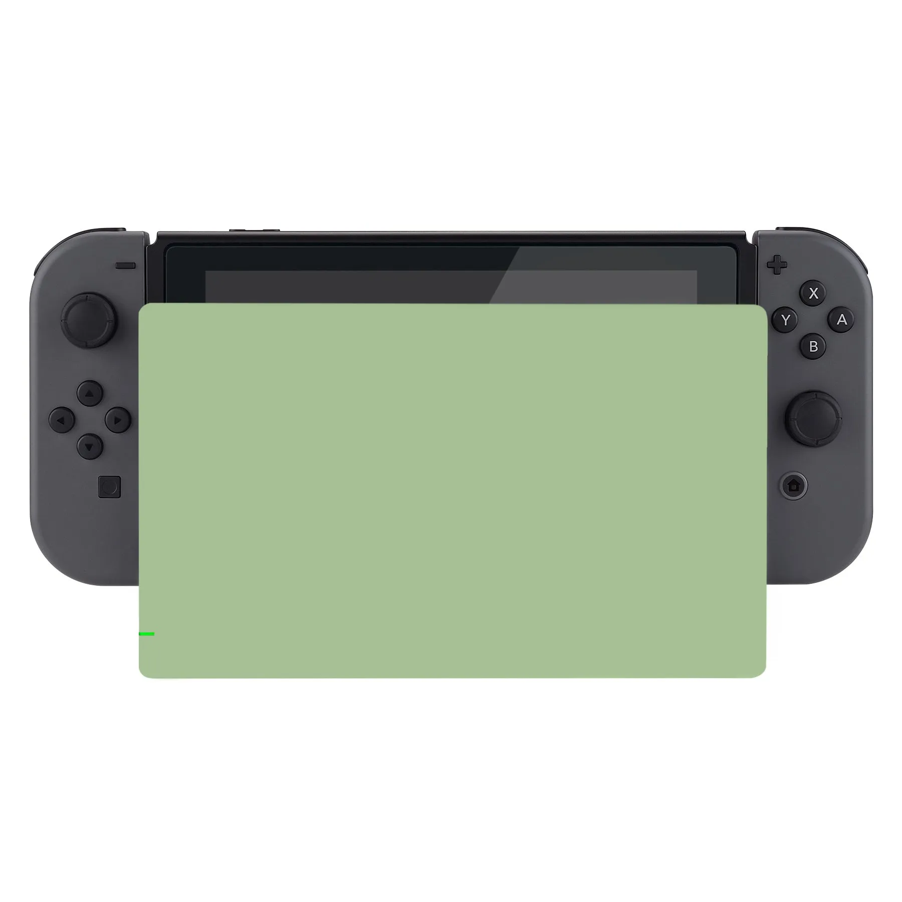 eXtremeRate Matcha Green Custom Faceplate for NS Switch Charging Dock, DIY Replacement Housing Shell for NS Switch Dock - FDP315