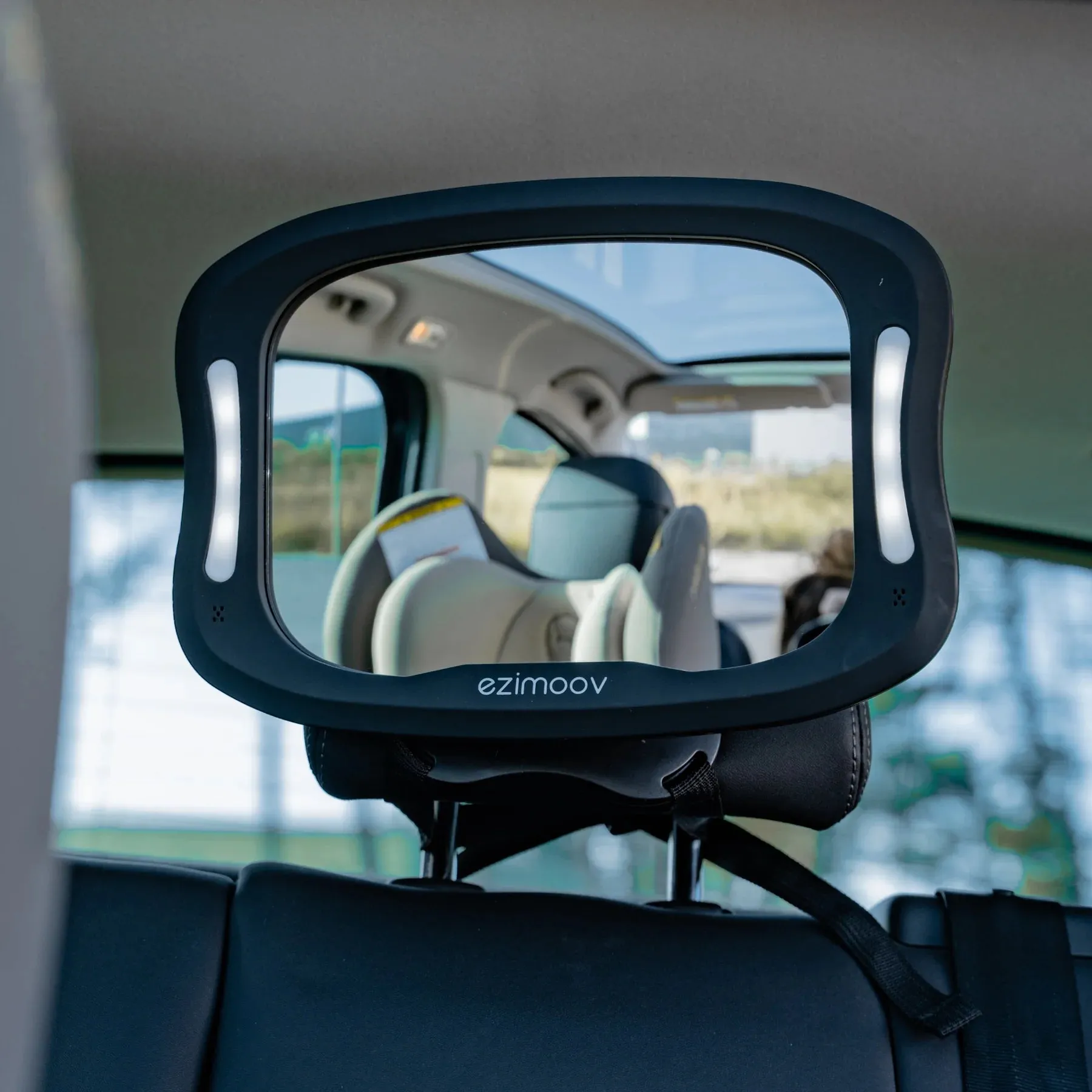 Ezimoov, LED Light Baby Car Mirror